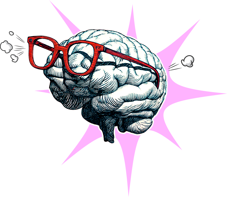 Brain with Glasses